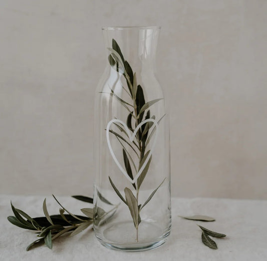 Eulenschnitt gl-122-ve Karaffe Herz Bild1