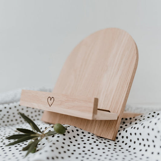 Eulenschnitt hz-059 Buchständer Herz Bild2