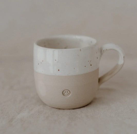 Eulenschnitt pot-084 Cappucchino Tasse Smiley Bild1