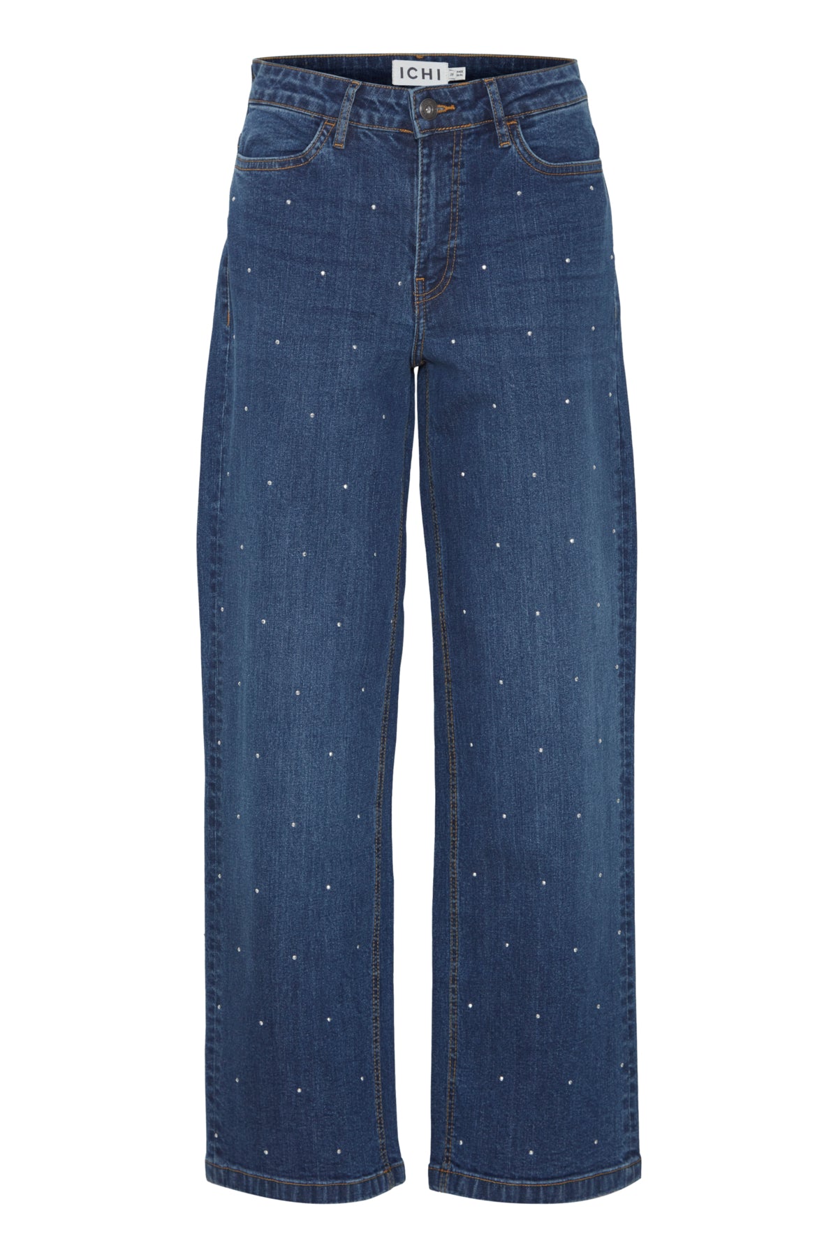 ICHI Damen Hose 20120164-200339 IHJAVENNY medium blue Bild3