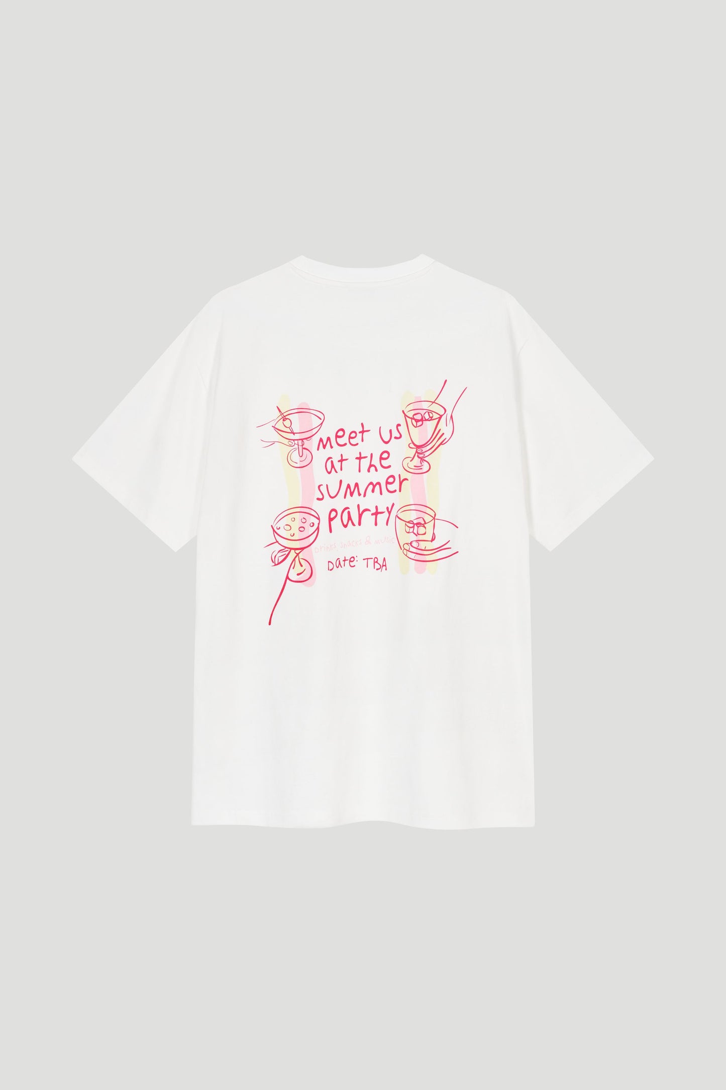 OH APRIL - Boyfriend T-Shirt ''Summer Party Stripe''