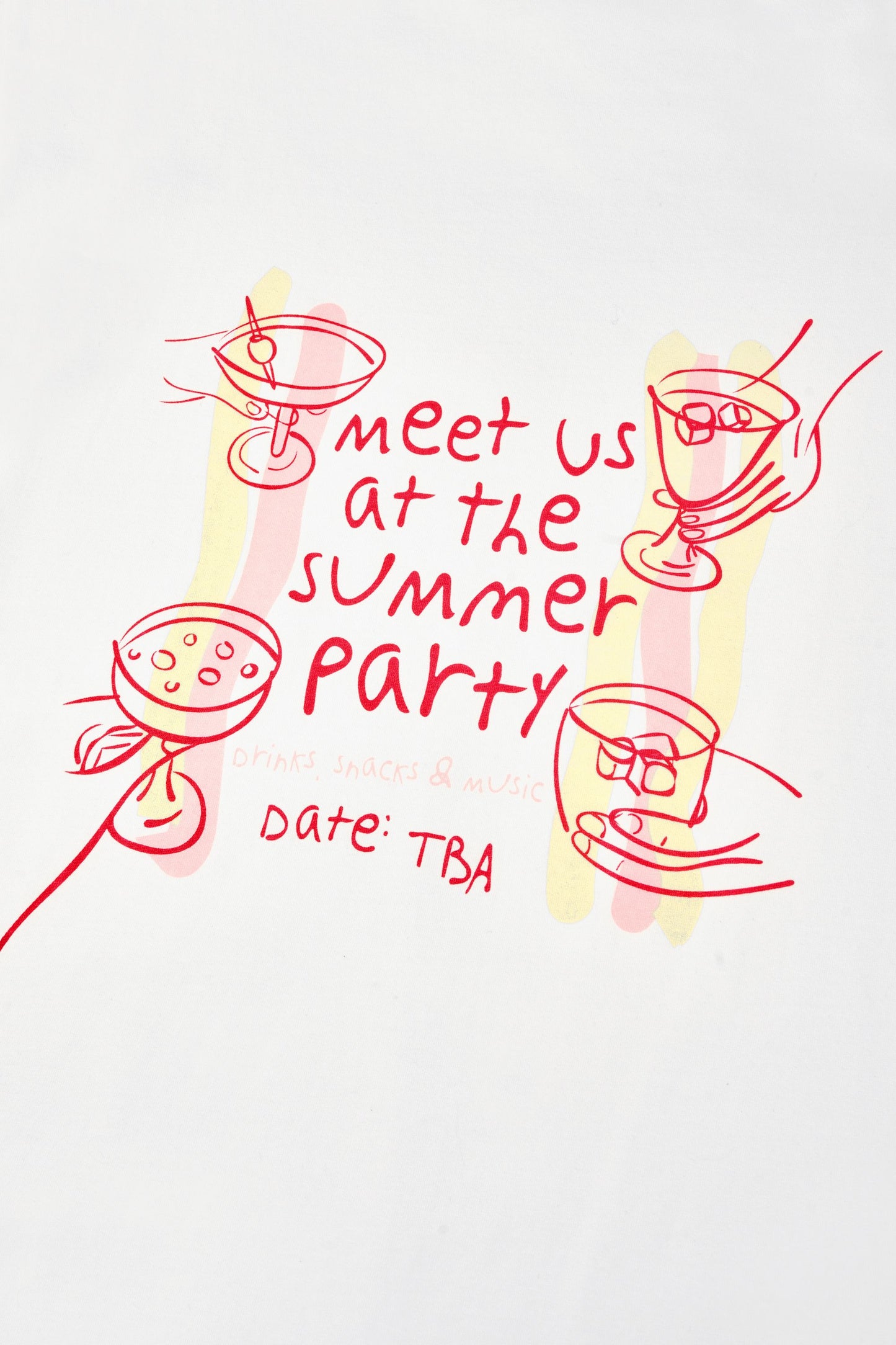 OH APRIL - Boyfriend T-Shirt ''Summer Party Stripe''
