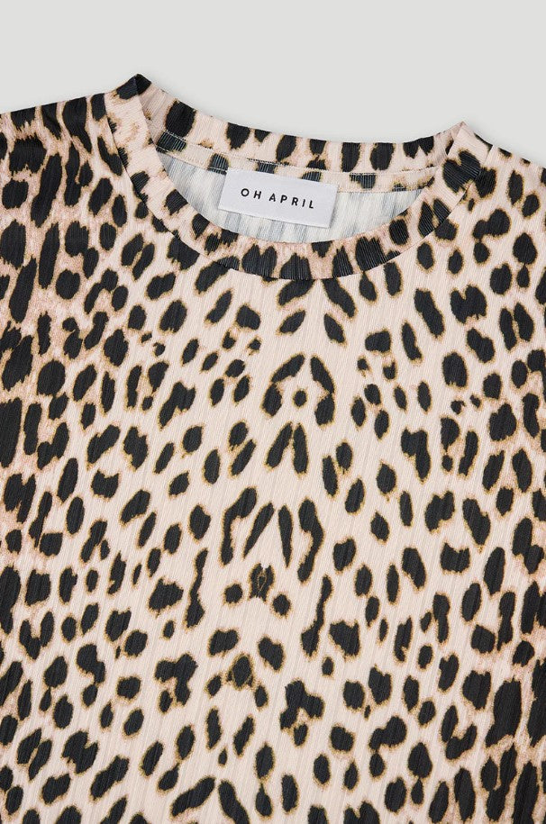 OH APRIL - Leo Plissee Top ''Dunn''