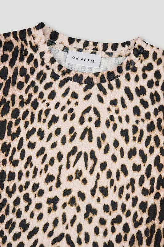 OH APRIL - Leo Plissee Top ''Dunn''