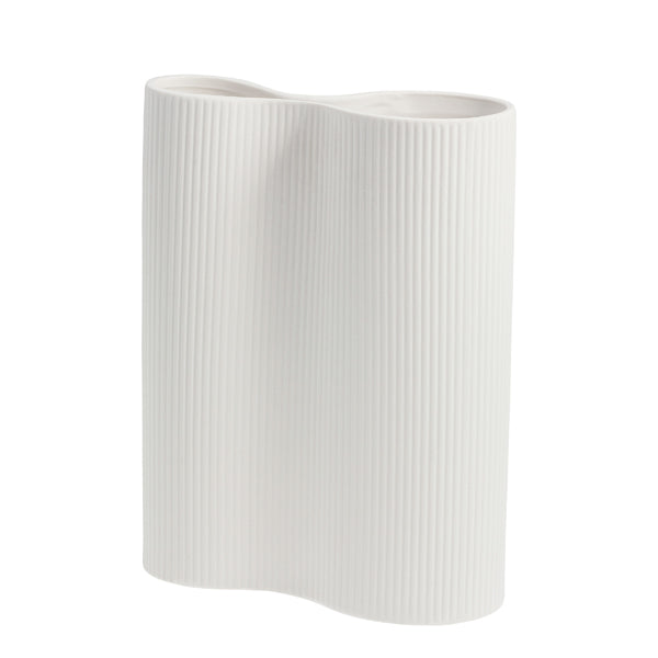 Storefactory 311402 BUNN white double ceramic vase Bild1