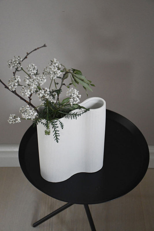 Storefactory 311402 BUNN white double ceramic vase Bild2