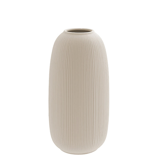 Storefactory 388108 ABY ceramic vase beige Bild1