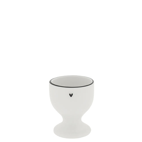 BASTION COLLECTIONS - Egg Cup ''Herz'' schwarz
