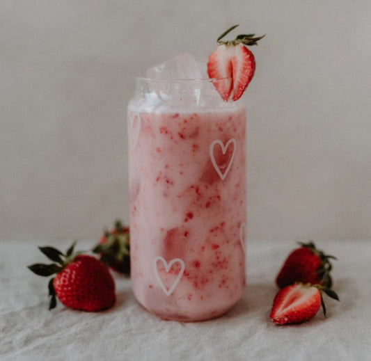 EULENSCHNITT - Trinkglas ''Herzen''