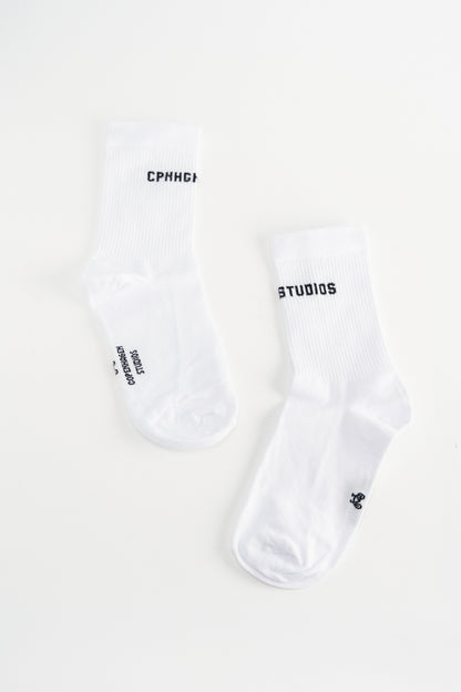 Copenhagen  CPH SOCKS 1 cotton blend white Bild1