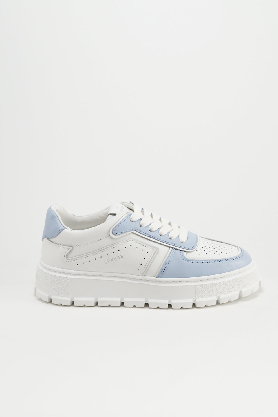 Copenhagen Damen Halbschuhe CPH332 vitello white-light blue Bild1