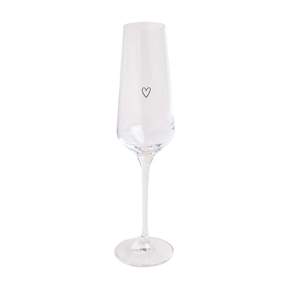 Eulenschnitt  gl-177 Sektglas ''Herz''