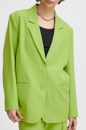 ICHI Damen Jacke 20118548-150341 IHLEXI parrot green Bild1