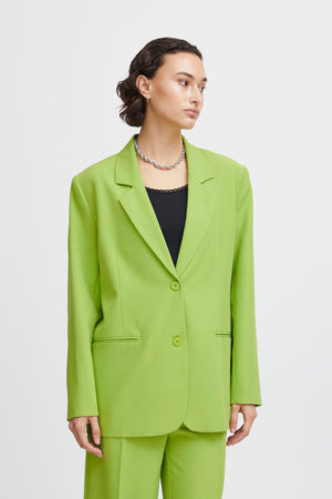 ICHI Damen Jacke 20118548-150341 IHLEXI parrot green Bild3