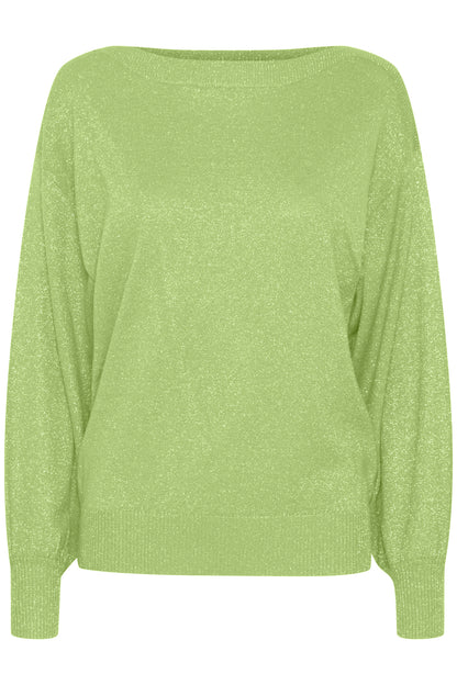 ICHI Damen Pullover 20110711-150341 IHMOPAZ parrot green Bild3