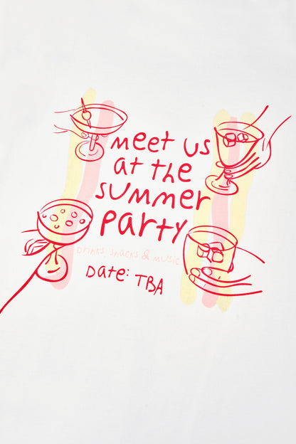 OH APRIL - Boyfriend T-Shirt ''Summer Party Stripe''