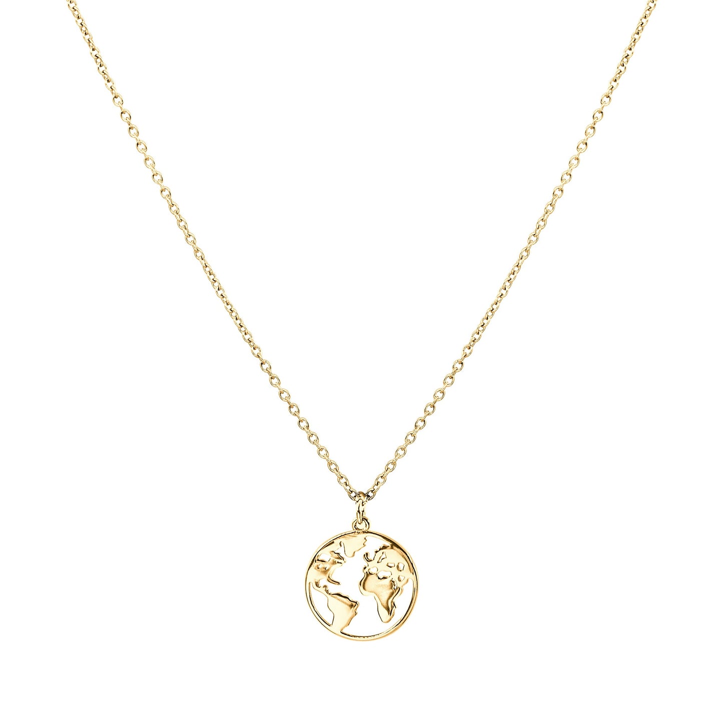 PURELEI Halskette WORLDMAP Kette gold Bild1