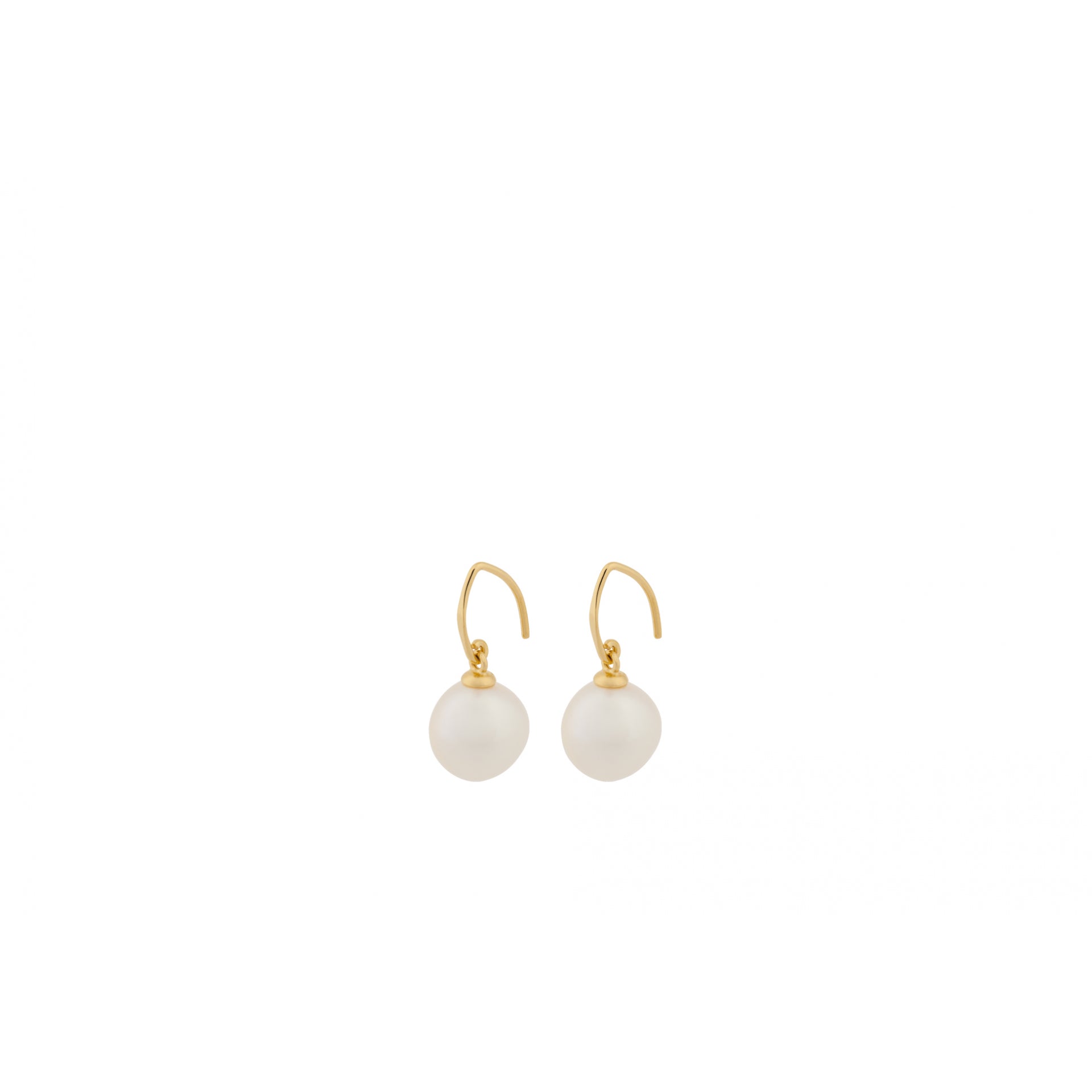 Pernille Corydon Jewellery Ohrringe e-258-gp Lagoon Earhooks Pearl 10mm Bild2