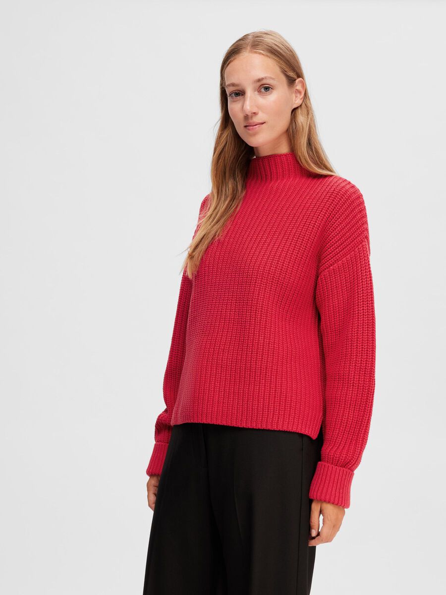 Selected Femme Damen Pullover 16075489 SLFSELMA ski patrol Bild3