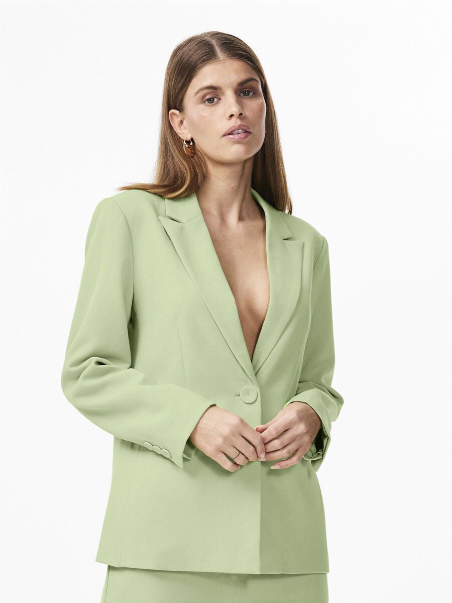 YAS Damen Jacke 26030741 YASLIKKA quiet green Bild3