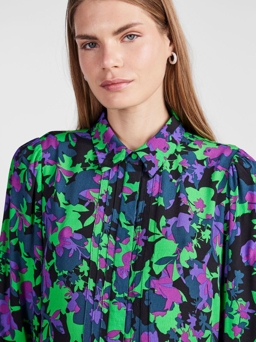 YAS Damen Kleid 26030808 yaslicco BLACK LICCO PRINT Bild2