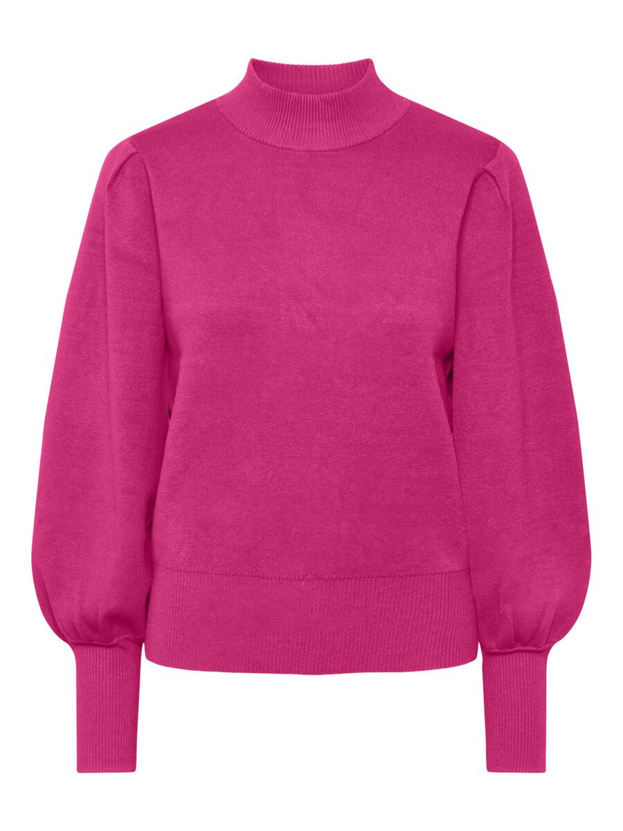 YAS Damen Pullover 26030697 YASFONNY fuchsia purple Bild1