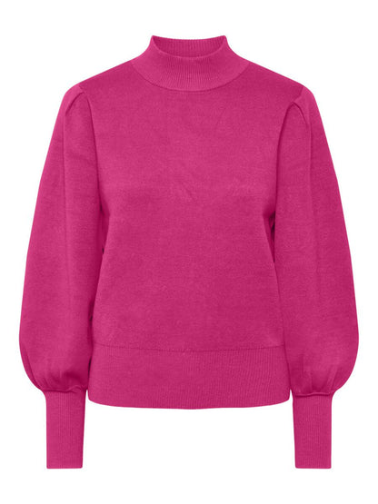 YAS Damen Pullover 26030697 YASFONNY fuchsia purple Bild1