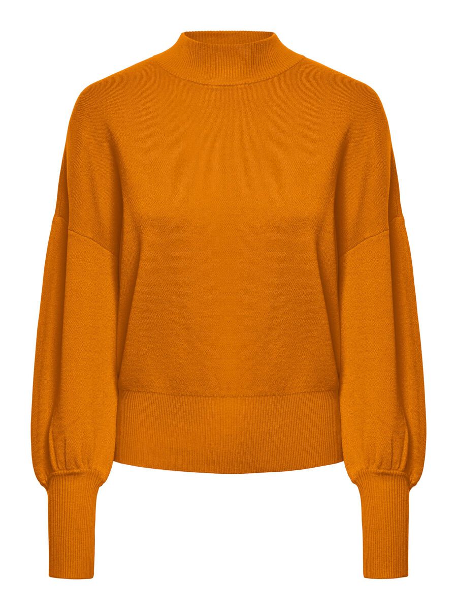 YAS Damen Pullover 26030697 YASFONNY orange pepper Bild2