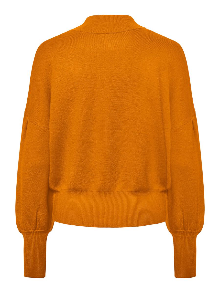 YAS Damen Pullover 26030697 YASFONNY orange pepper Bild3