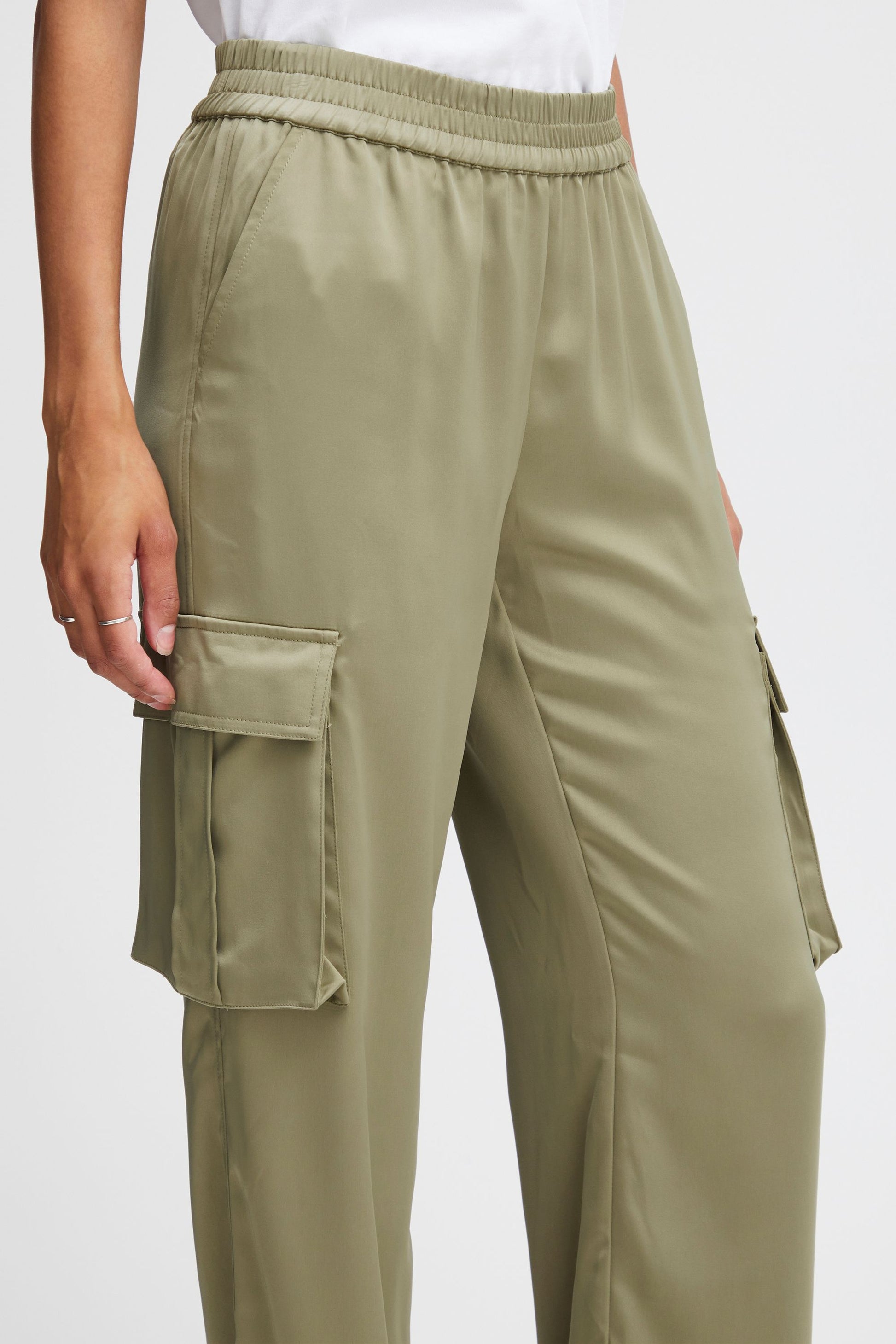 b.young Damen Hose 20814261-170620 BYESTO CARGO aloe Bild2