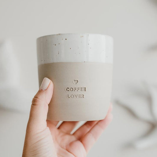 EULENSCHNITT - Becher ''Coffee Lover''