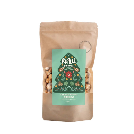 Kandierte Walnuss Ahornsirup Popcorn